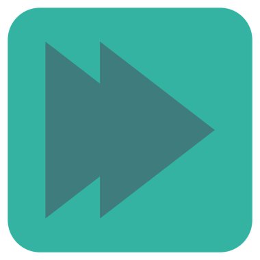 Vektör simgesi doğru düz kare taşı