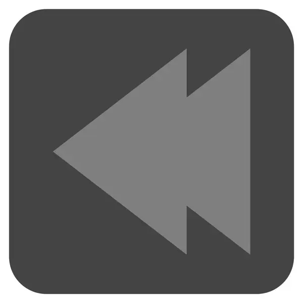 Mover esquerda plana vetor quadrado ícone — Vetor de Stock