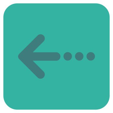 Vektör simge sol düz kare göndermek