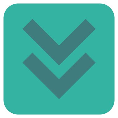 Düz kare vektör simgesi kaydır