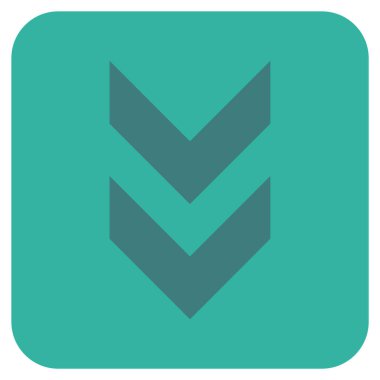 Düz kare vektör simgesi kaydır