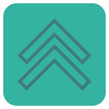 Düz kare vektör simge kayması