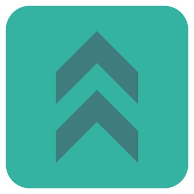 Düz kare vektör simge kayması