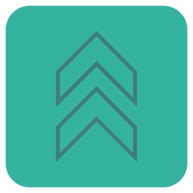 Düz kare vektör simge kayması