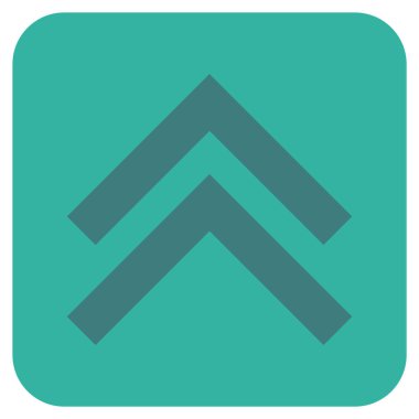 Düz kare vektör simge kayması