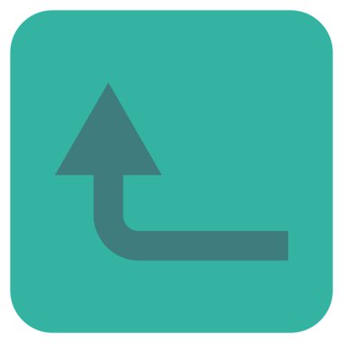 İleri düz kare vektör simge açmak