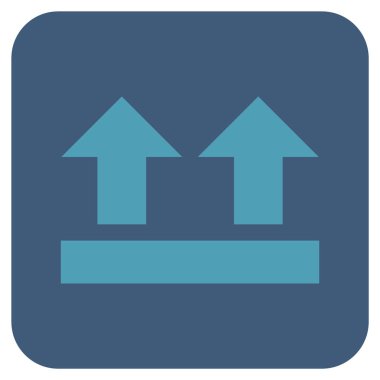 Düz kare vektör simge kadar getirmek