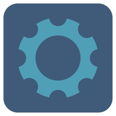 Vites düz kare vektör simgesi