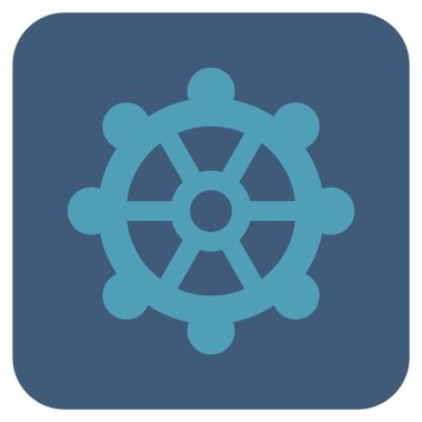 Vites düz kare vektör simgesi