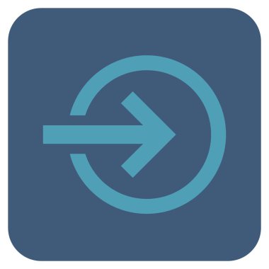 Alma düz kare vektör simgesi