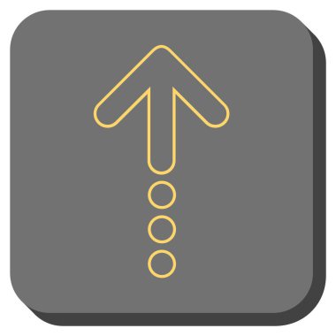 Yuvarlatılmış Kare vektör simge gönder