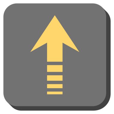 Yuvarlatılmış Kare vektör simge gönder