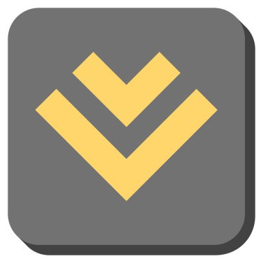 Yuvarlatılmış Kare vektör simgesi kaydır