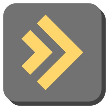 Şu yuvarlak üst karakter kare vektör simgesi