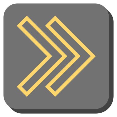 Şu yuvarlak üst karakter kare vektör simgesi