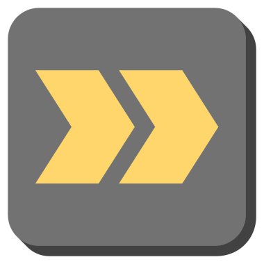 Şu yuvarlak üst karakter kare vektör simgesi