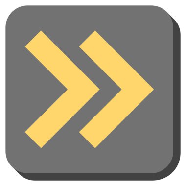 Şu yuvarlak üst karakter kare vektör simgesi