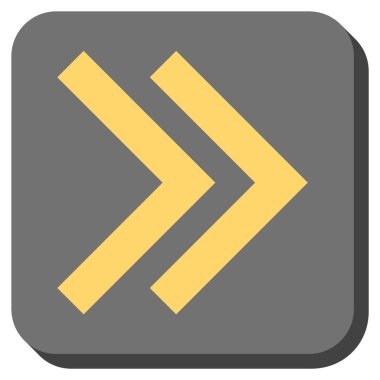 Şu yuvarlak üst karakter kare vektör simgesi