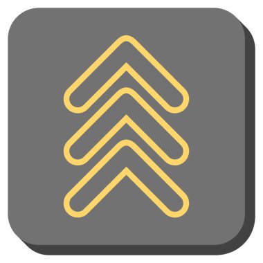 İşaretçiyi yuvarlatılmış kare vektör simge kadar üçlü