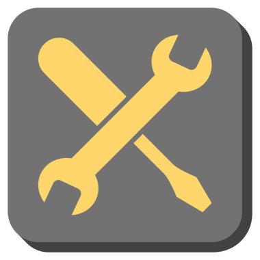 Yuvarlatılmış Kare vektör simge ayarlama