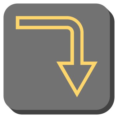 Yuvarlatılmış Kare vektör simge açmak