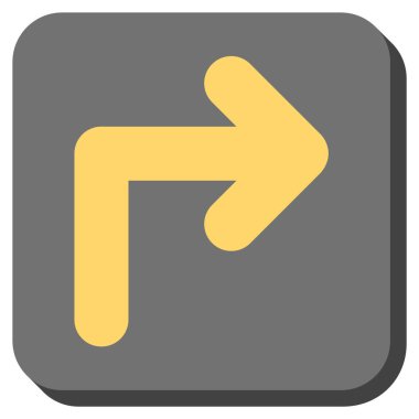 Doğru yuvarlatılmış kare vektör simge açmak