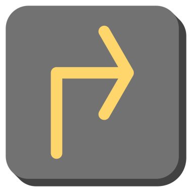 Doğru yuvarlatılmış kare vektör simge açmak