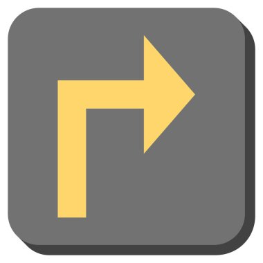 Doğru yuvarlatılmış kare vektör simge açmak