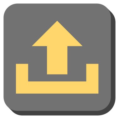 Yuvarlatılmış Kare vektör simge yüklemek