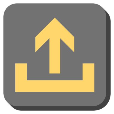 Yuvarlatılmış Kare vektör simge yüklemek