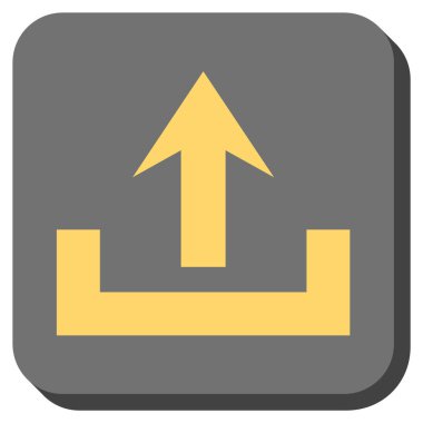 Yuvarlatılmış Kare vektör simge yüklemek