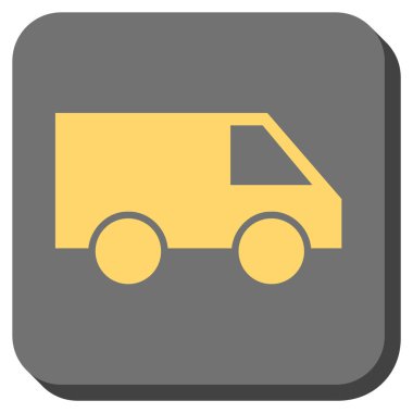 Van yuvarlatılmış kare vektör simgesi