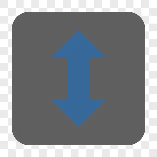 垂直交换箭头圆形方形按钮 — 图库矢量图片