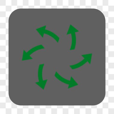 Santrifüj okları yuvarlak kare düğme