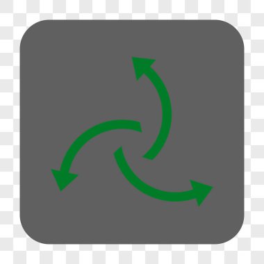 Santrifüj okları yuvarlak kare düğme