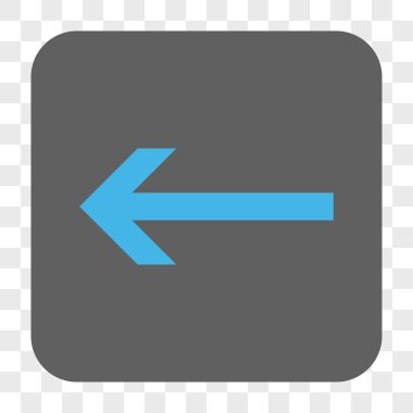 Ok sol yuvarlak kare düğme