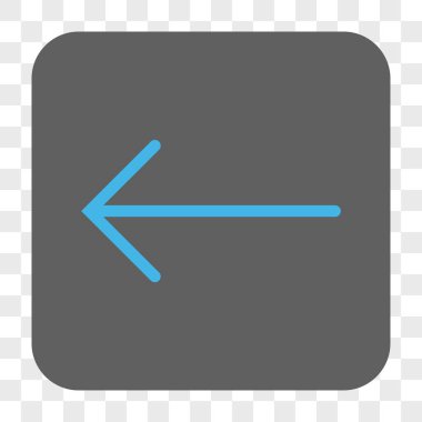 Ok sol yuvarlak kare düğme