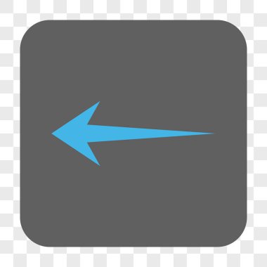 Ok sol yuvarlak kare düğme