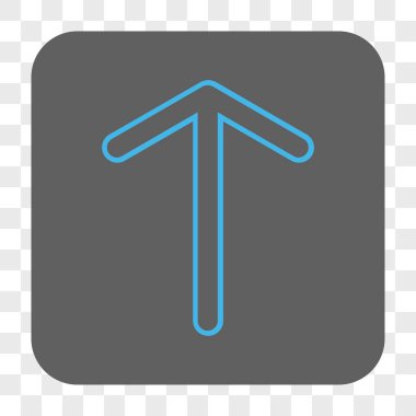 Yuvarlatılmış Kare düğmesini yukarı ok