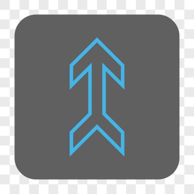 Yuvarlatılmış Kare düğmesini yukarı ok