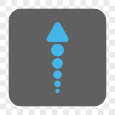 Yuvarlatılmış Kare düğmesini yukarı ok