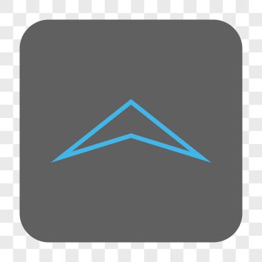 Yuvarlatılmış Kare düğmesini yukarı ok ucu