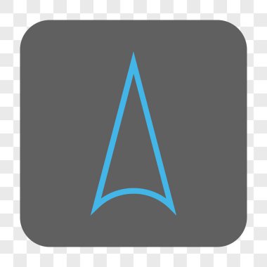 Yuvarlatılmış Kare düğmesini yukarı ok ucu