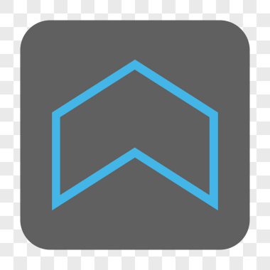 Yuvarlatılmış Kare düğmesini yukarı ok ucu