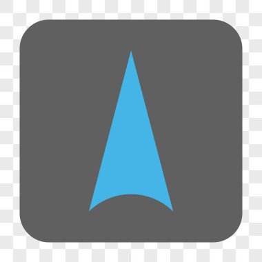 Yuvarlatılmış Kare düğmesini yukarı ok ucu