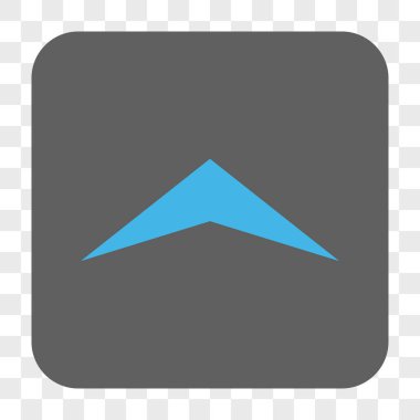 Yuvarlatılmış Kare düğmesini yukarı ok ucu