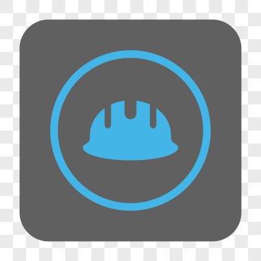 Kare düğme Oluşturucu Hardhat yuvarlak