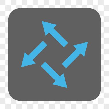 Santrifüj okları yuvarlak kare düğme