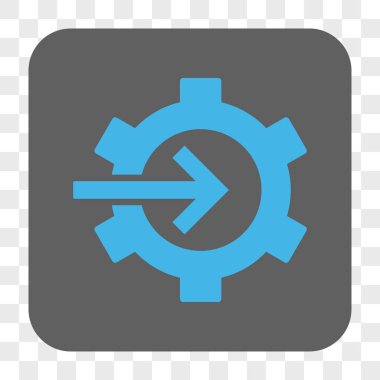 COG Tümleştirme yuvarlak kare düğme