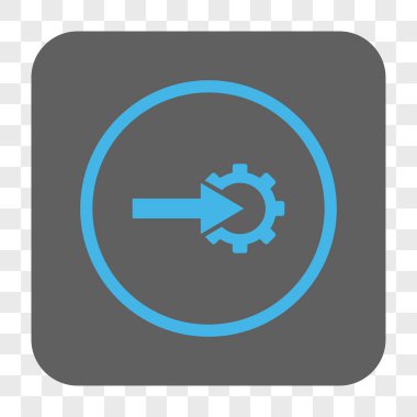 COG Tümleştirme yuvarlak kare düğme